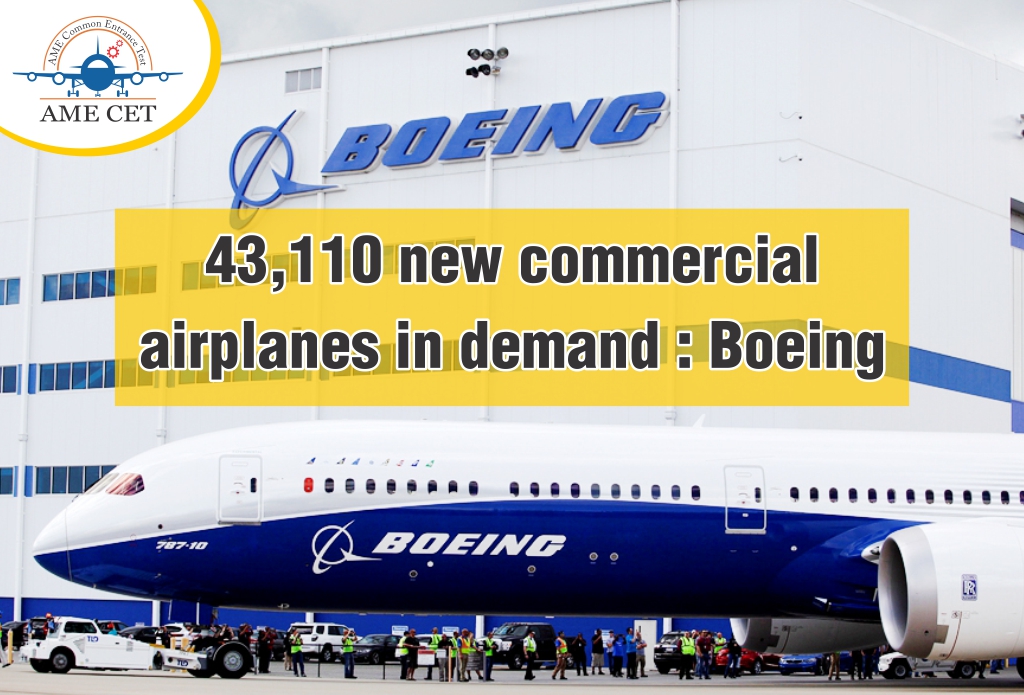 43,110 new commercial airplanes in demand: Boeing