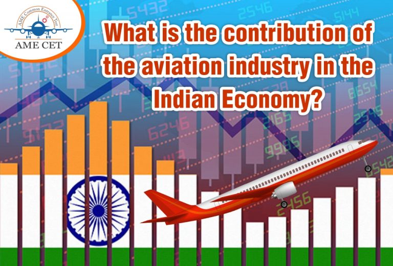 What is the contribution of the aviation industry in the Indian Economy