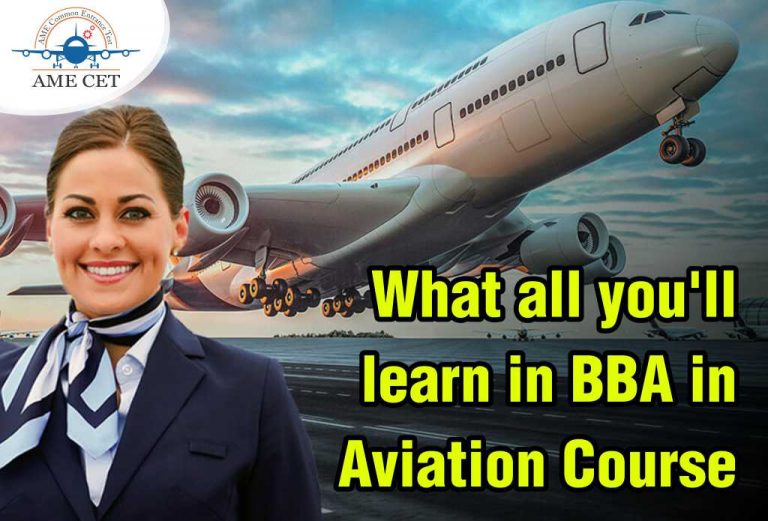 What All You'll Learn In BBA In Aviation Course - AME CET Blogs