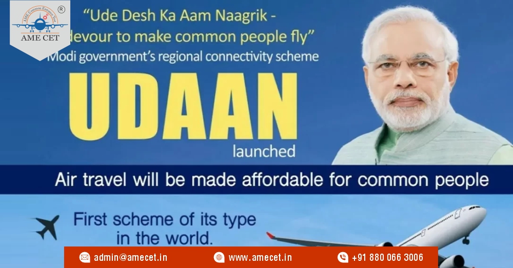 UDAN Scheme Boosts Regional Air Connectivity, Offering Opportunities for Aspiring Aviation Students