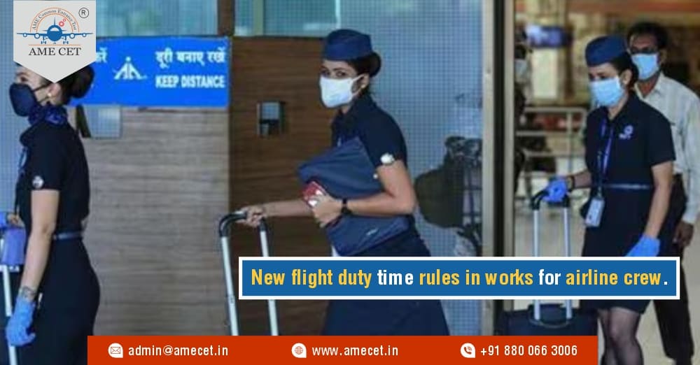 New flight duty time rules in works for airline crew