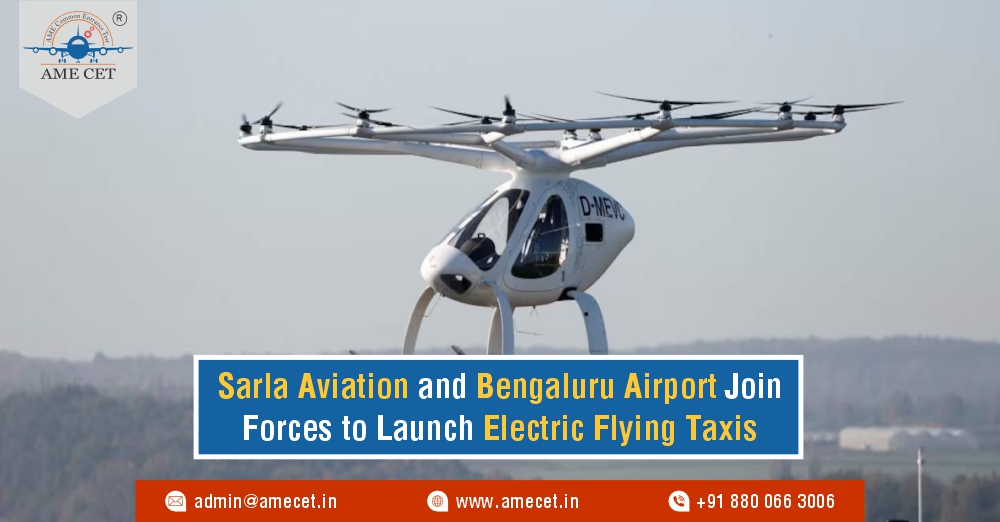 Sarla Aviation and Bengaluru Airport Join Forces to Launch Electric Flying Taxis