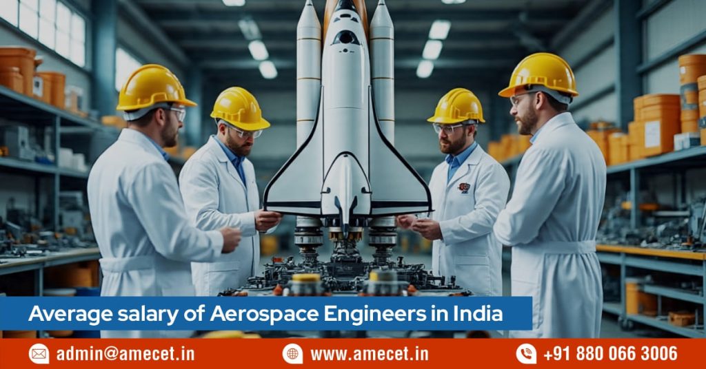 Average salary of Aerospace Engineers in India